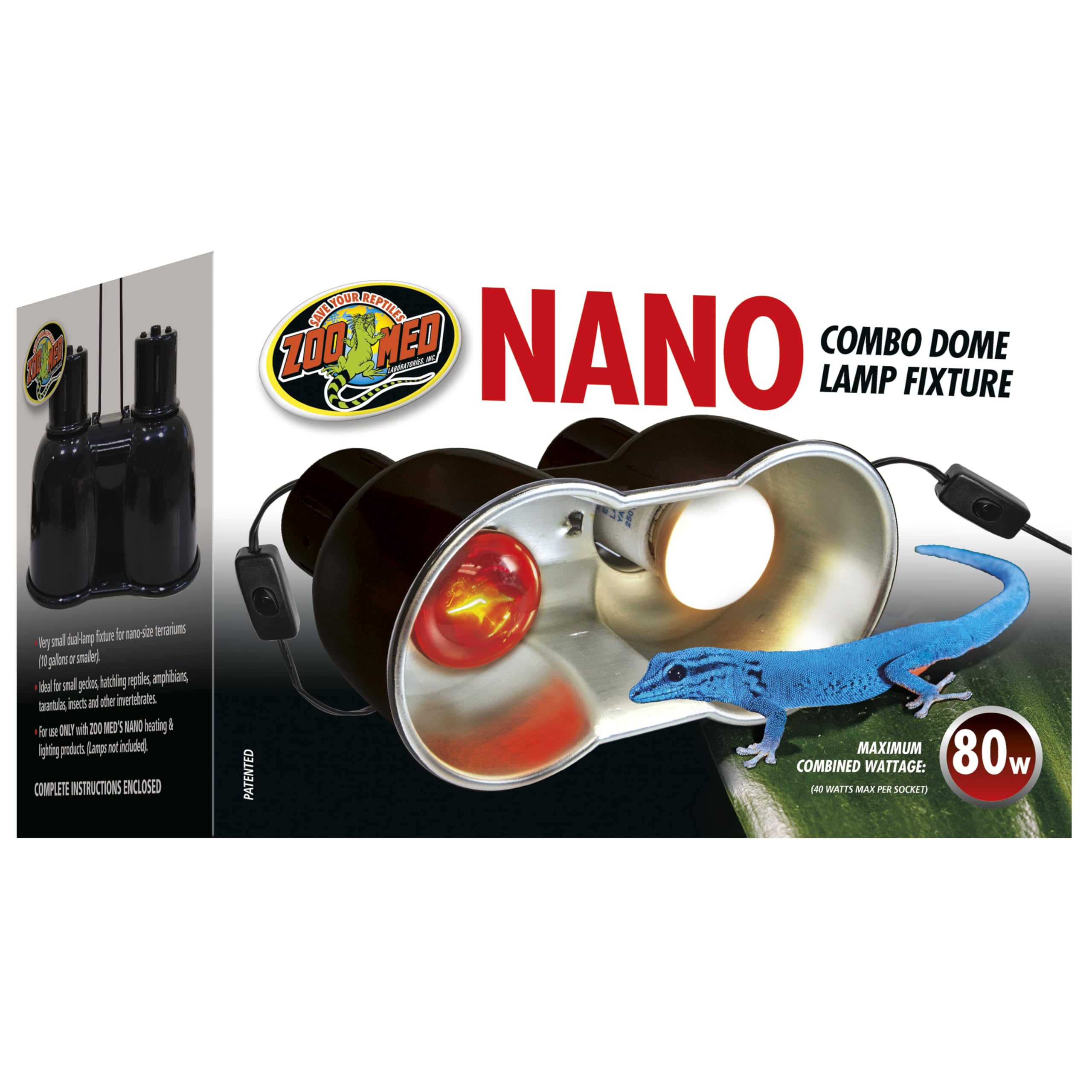 Amazon.com : Zoo Med Nano Combo Dome Lamp Fixture : Pet Supplies